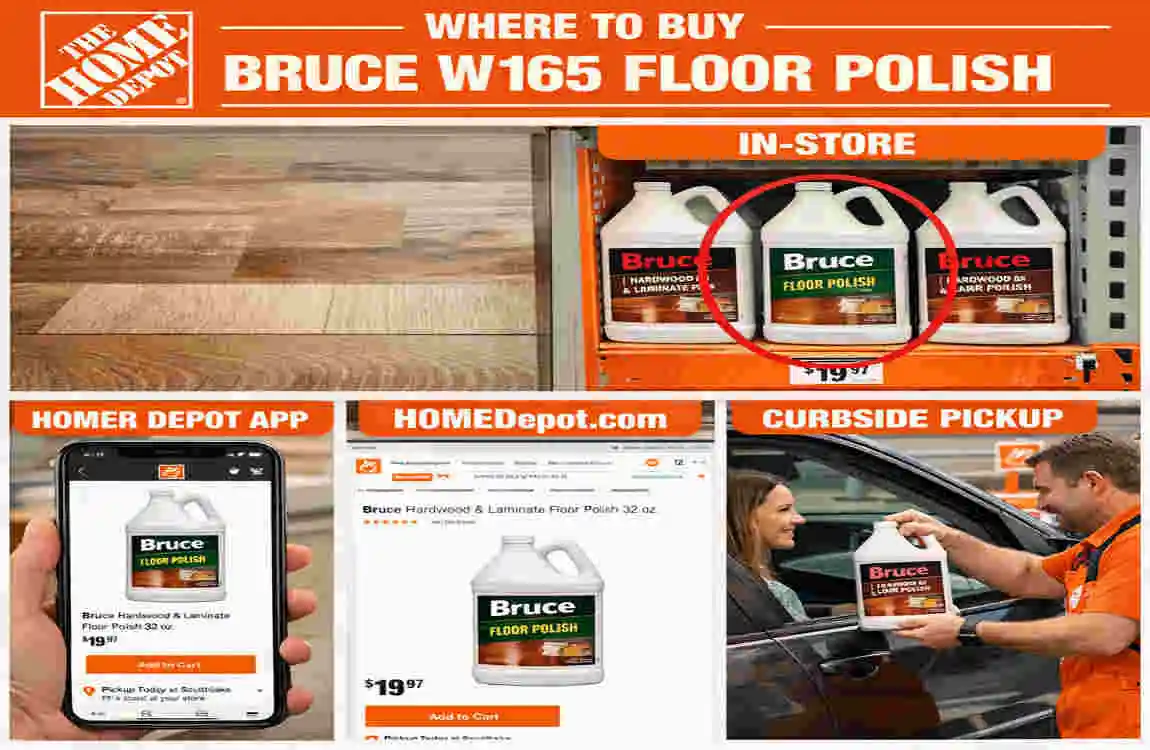 Bruce W165 Floor Polish: Home Depot's House Shine Secret