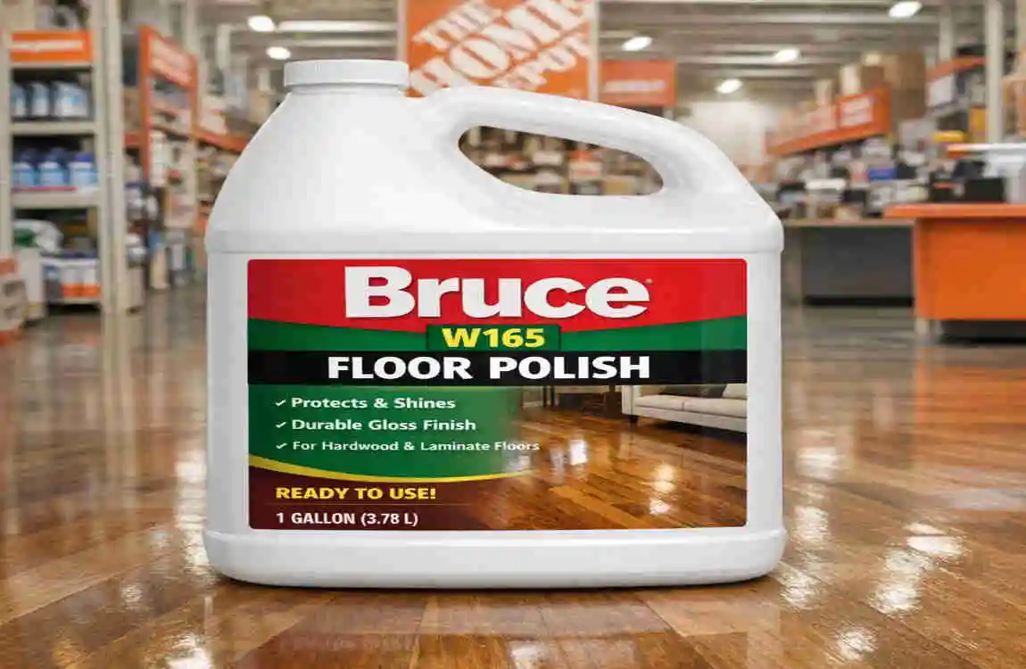 Bruce W165 Floor Polish: Home Depot's House Shine Secret