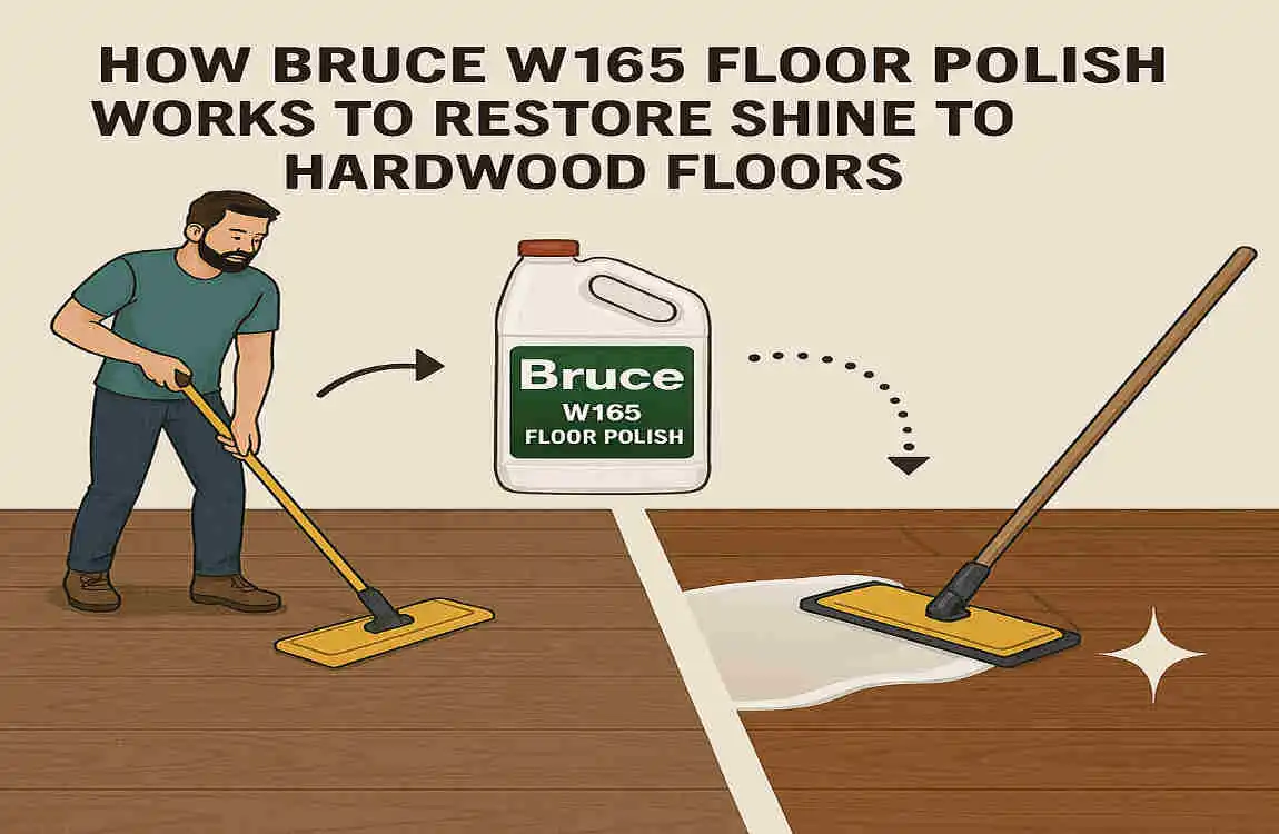 Bruce W165 Floor Polish at Home Depot: Restore Hardwood Shine Fast