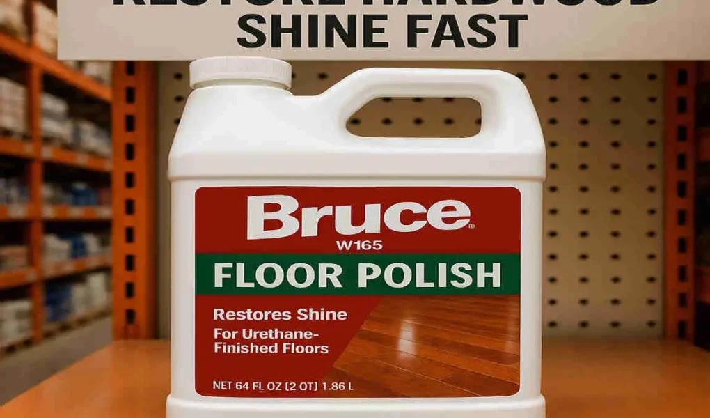 Bruce W165 Floor Polish at Home Depot: Restore Hardwood Shine Fast