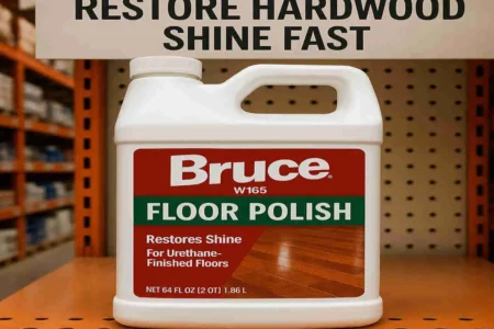 Bruce W165 Floor Polish at Home Depot: Restore Hardwood Shine Fast