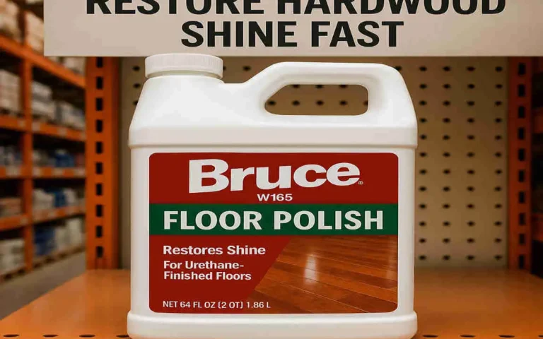 Bruce W165 Floor Polish at Home Depot: Restore Hardwood Shine Fast
