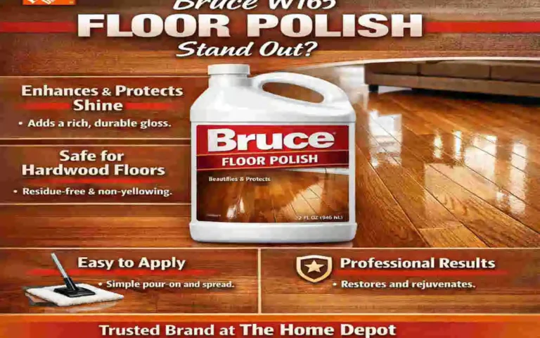 home depot bruce w165 floor polish