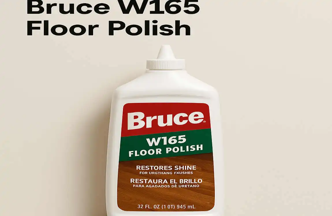 Bruce W165 Floor Polish at Home Depot: Restore Hardwood Shine Fast
