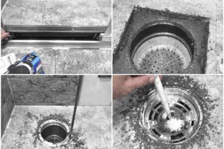 casada shower floor drain installation