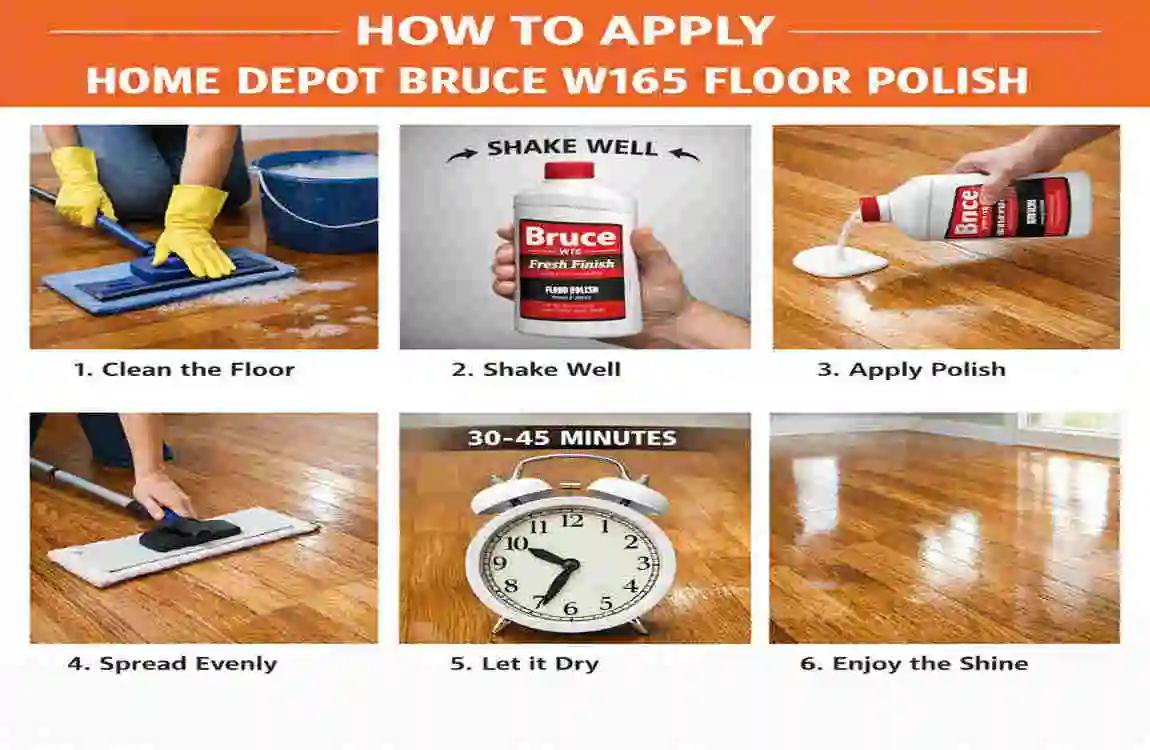 home depot bruce w165 floor polish