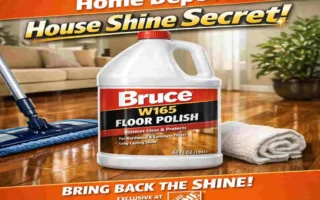 Bruce W165 Floor Polish: Home Depot's House Shine Secret