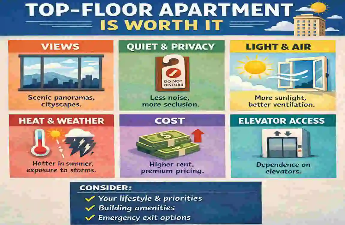 Are top-floor apartments more expensive?