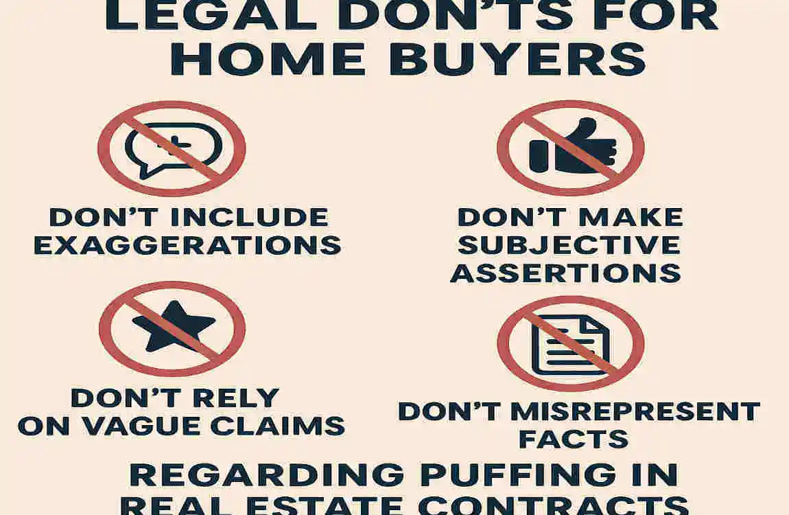 Puffing in Real Estate Contracts: Legal Dos and Don'ts for Home Buyers
