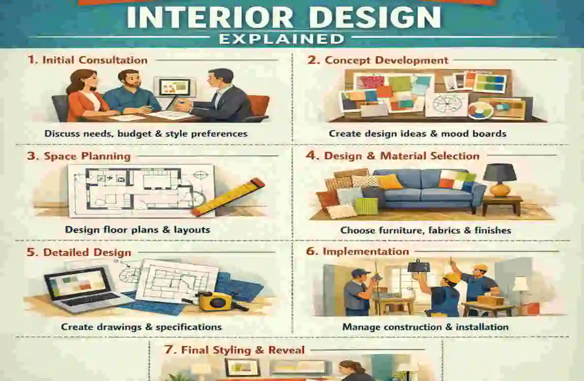 What Are the 7 Stages of Home Interior Design Explained? - american ...