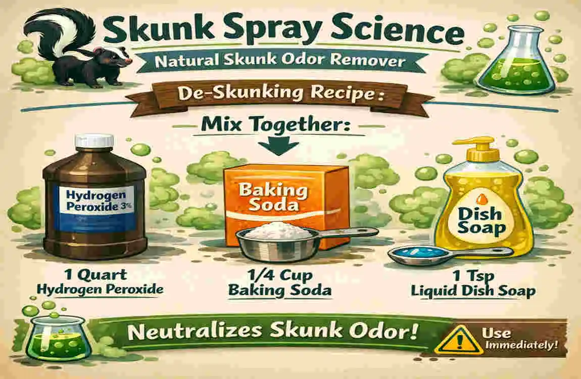 What Is a Natural Skunk Odor Remover? Easy Home Fixes