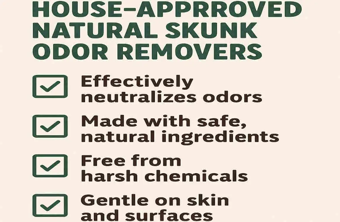 What is a natural skunk odor remover?