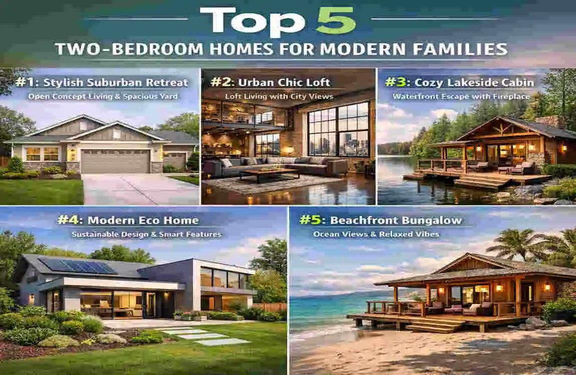 Top Two-Bedroom Homes for Modern Families