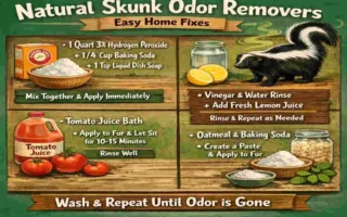 What Is a Natural Skunk Odor Remover? Easy Home Fixes
