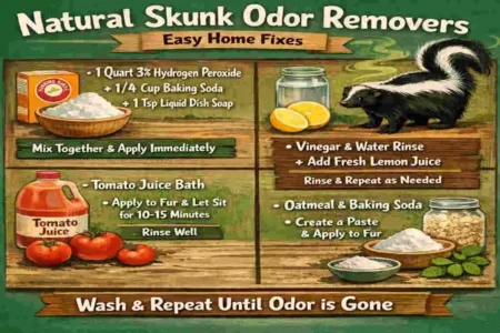 What Is a Natural Skunk Odor Remover? Easy Home Fixes