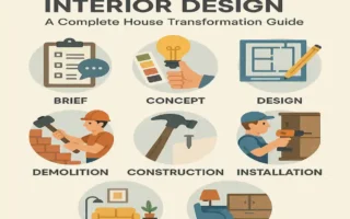 What are the 7 stages of interior design?
