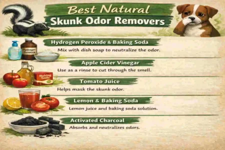 What is a natural skunk odor remover?