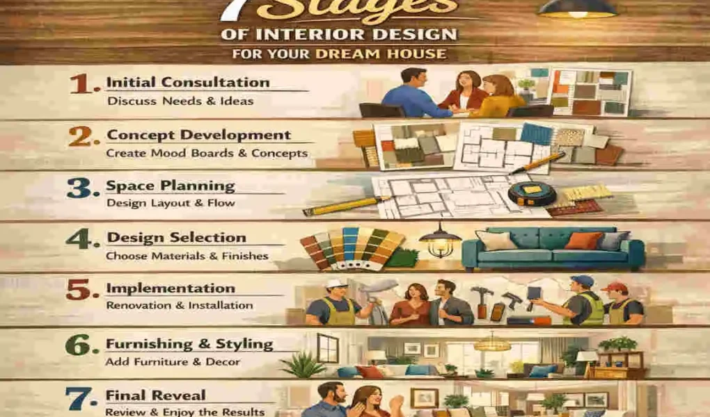 What Are the 7 Stages of Interior Design for Your Dream House?
