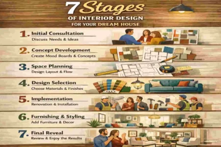 What Are the 7 Stages of Interior Design for Your Dream House?