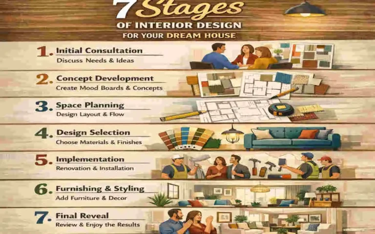 What Are the 7 Stages of Interior Design for Your Dream House?