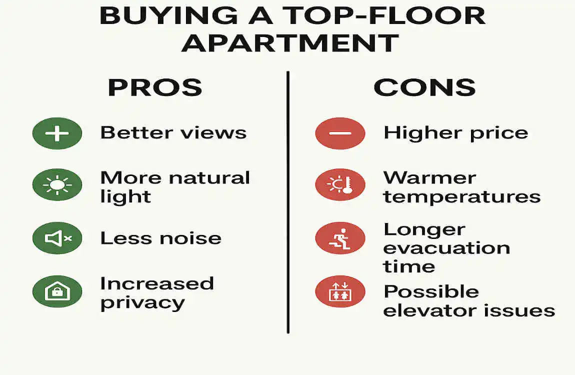 Are top-floor apartments more expensive?