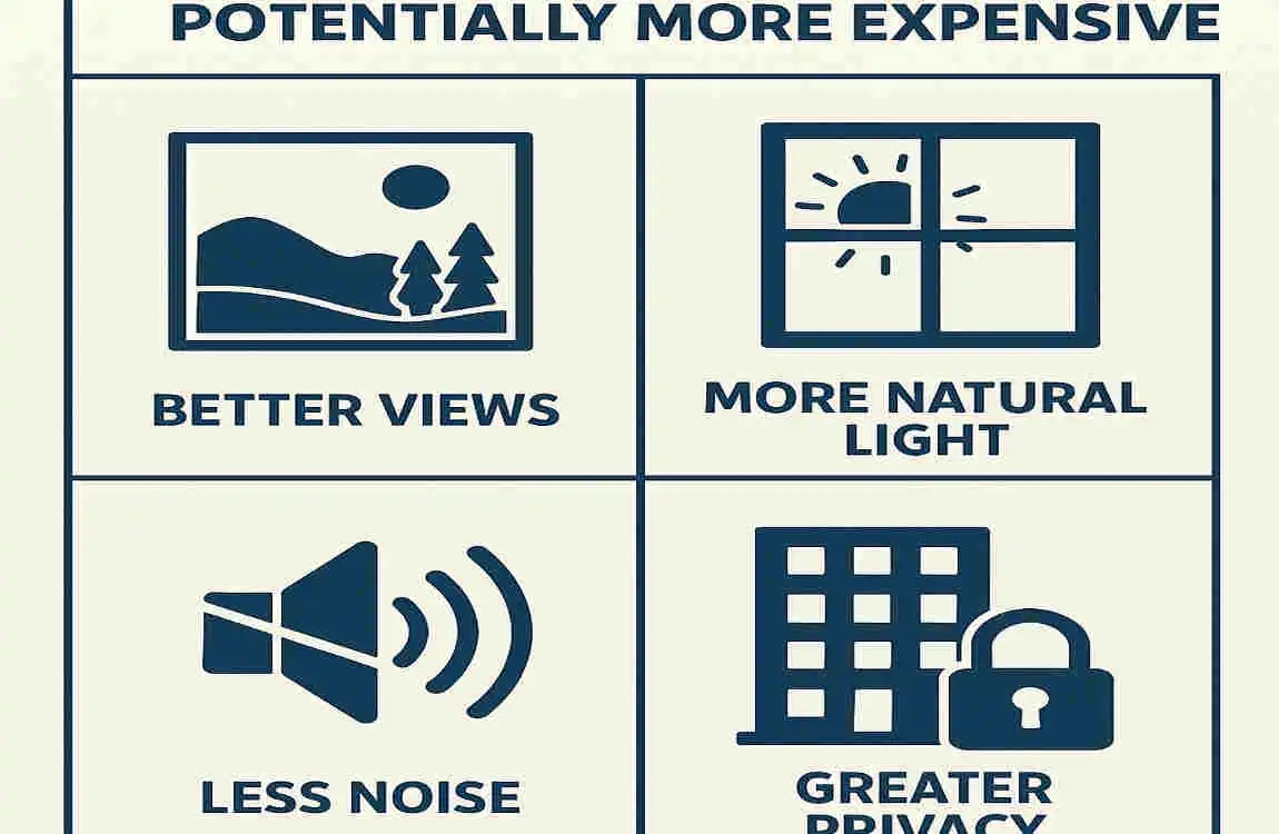 Are top-floor apartments more expensive?