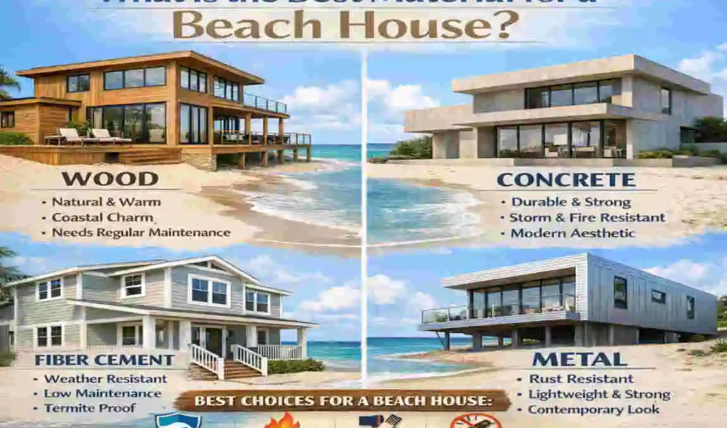 What is the best building material for a beach house?