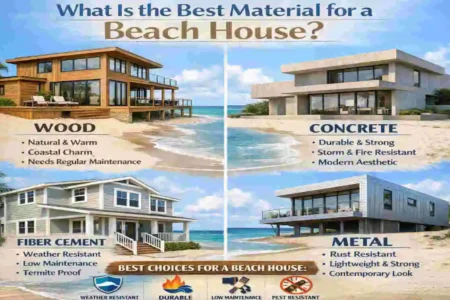 What is the best building material for a beach house?