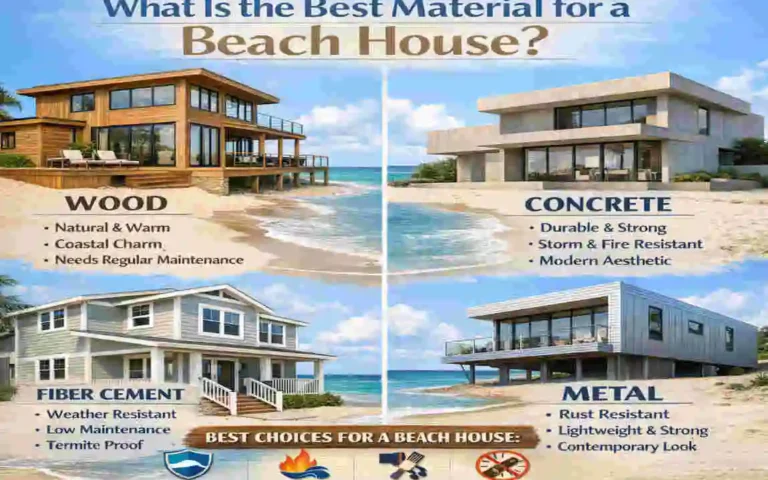 What is the best building material for a beach house?