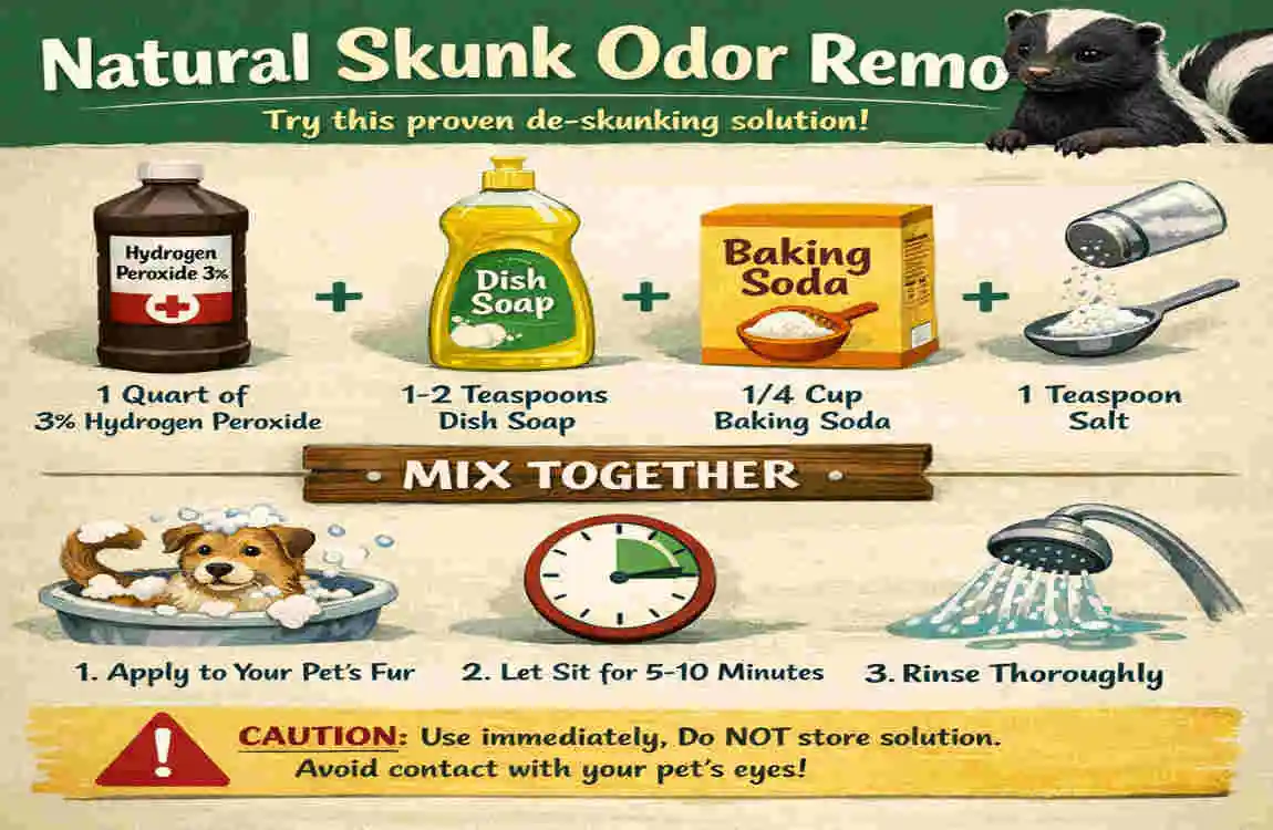 What Is a Natural Skunk Odor Remover? Easy Home Fixes