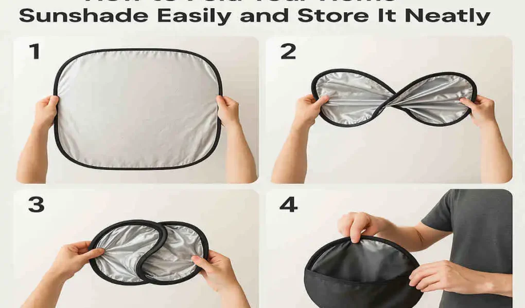 Step-by-Step Guide: How to Fold Your Home Sunshade Easily and Store It Neatly