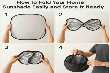 Step-by-Step Guide: How to Fold Your Home Sunshade Easily and Store It Neatly