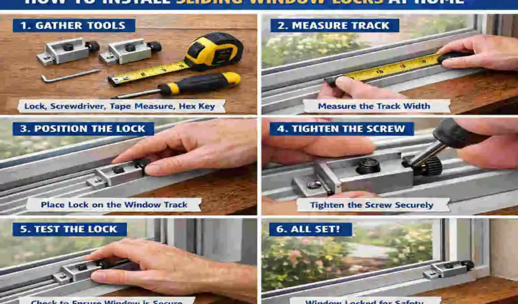 How to Install Sliding Window Locks in Your Home?