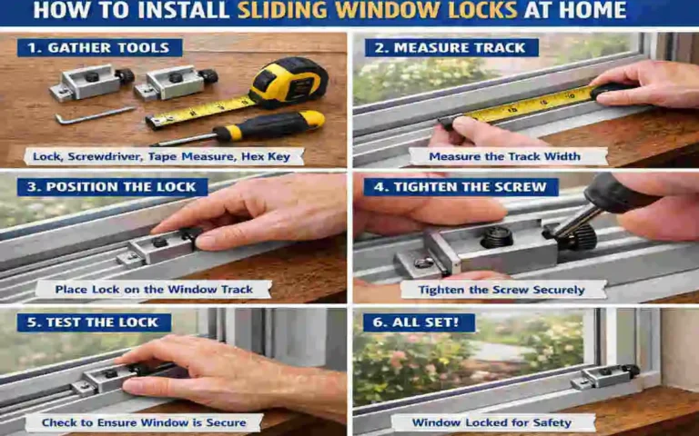How to Install Sliding Window Locks in Your Home?