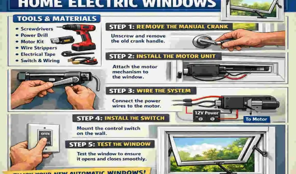 How to Install Home Electric Windows
