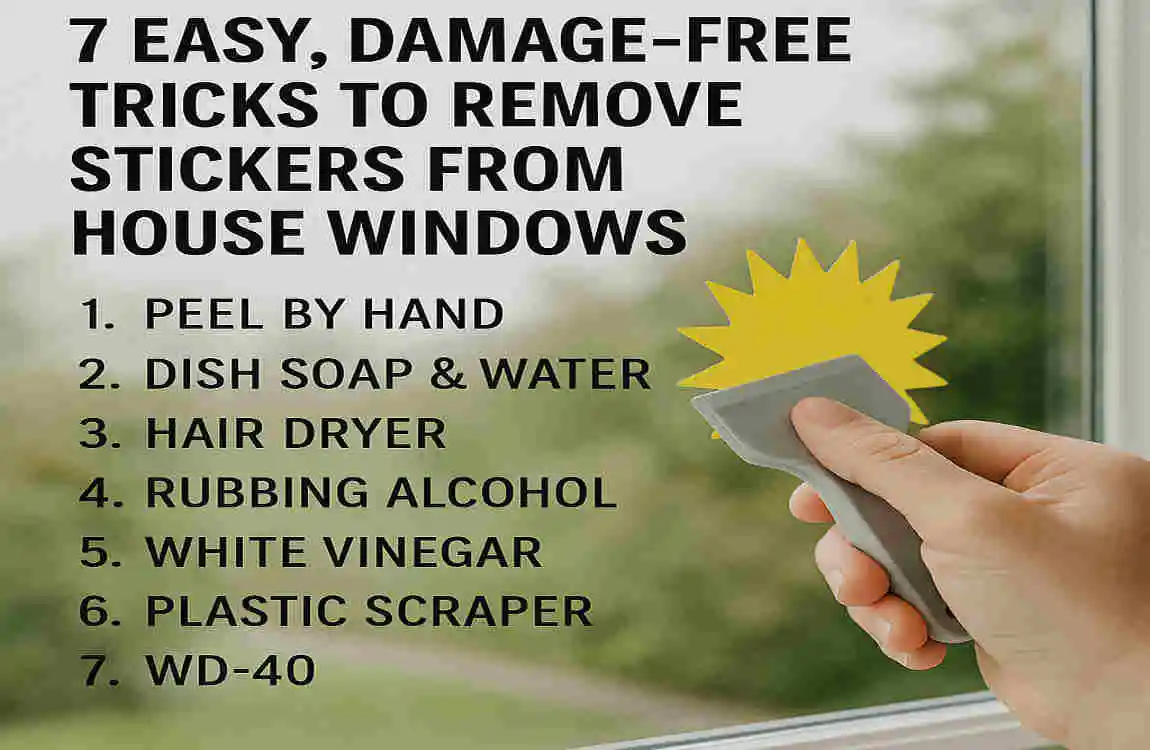 How to Remove Stickers from House Windows: 7 Easy, Damage-Free Tricks for Spotless Home Glow