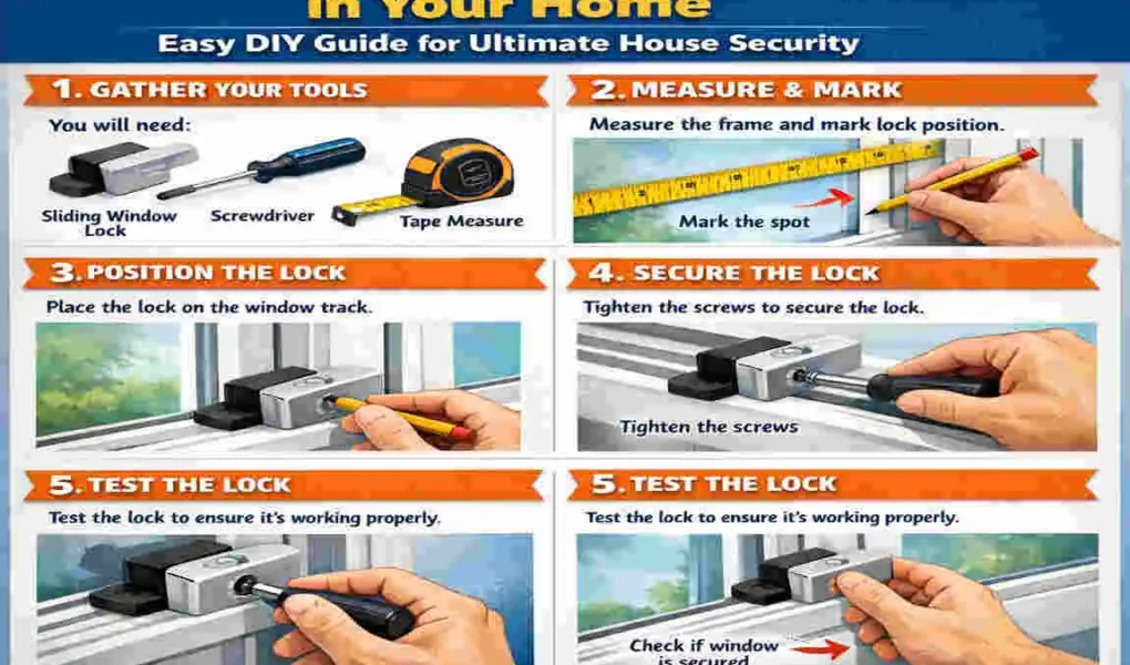 How to Install Sliding Window Locks in Your Home: Easy DIY Guide for Ultimate House Security