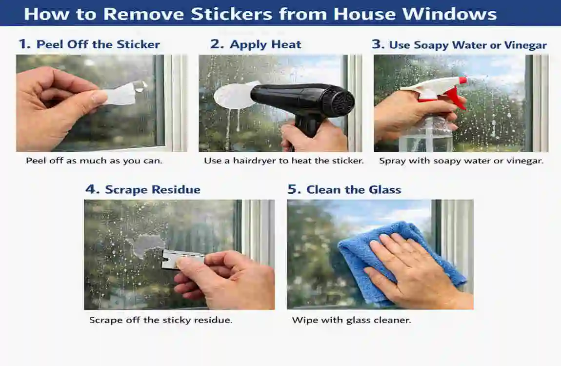 Window Sticker Removeable How Can You Remove Stickers from House Windows? - american home protect