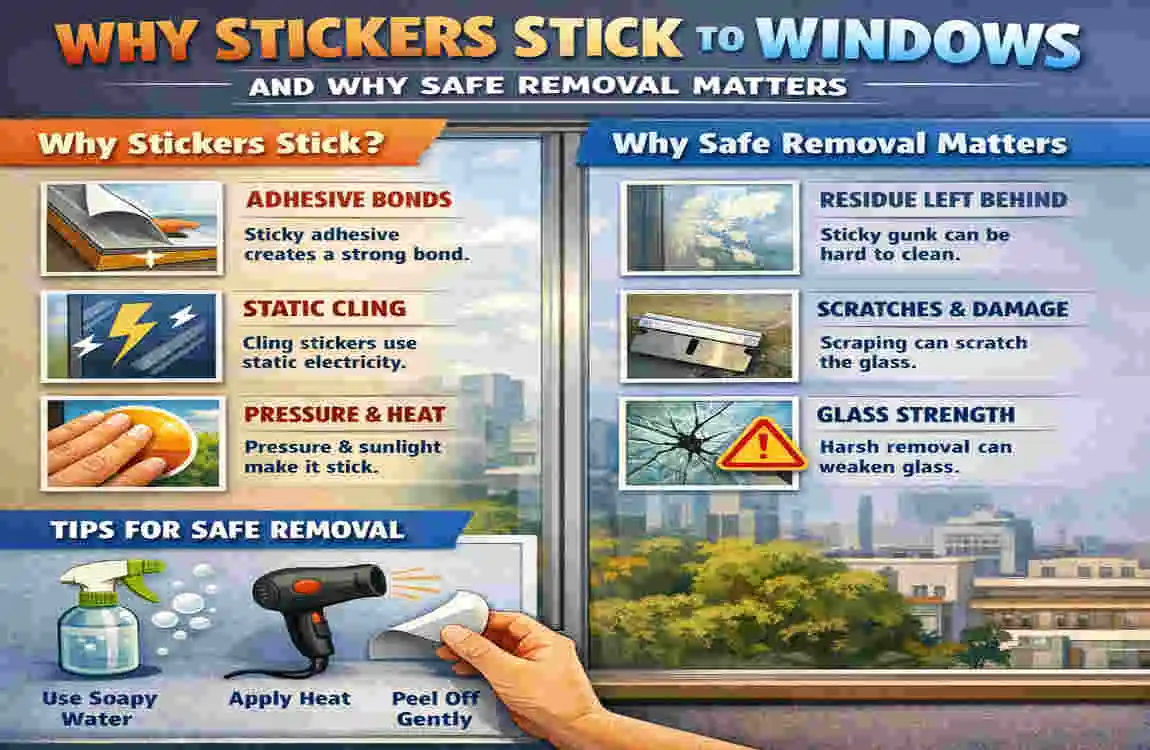 Top 7 Easy Ways to Remove Stickers from House Windows Without Damage