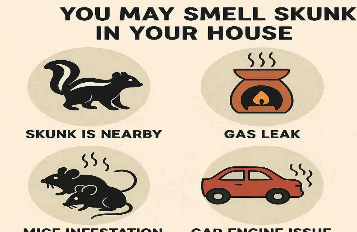 Why Skunk Smell in Your House?