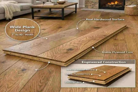 wide plank engineered flooring