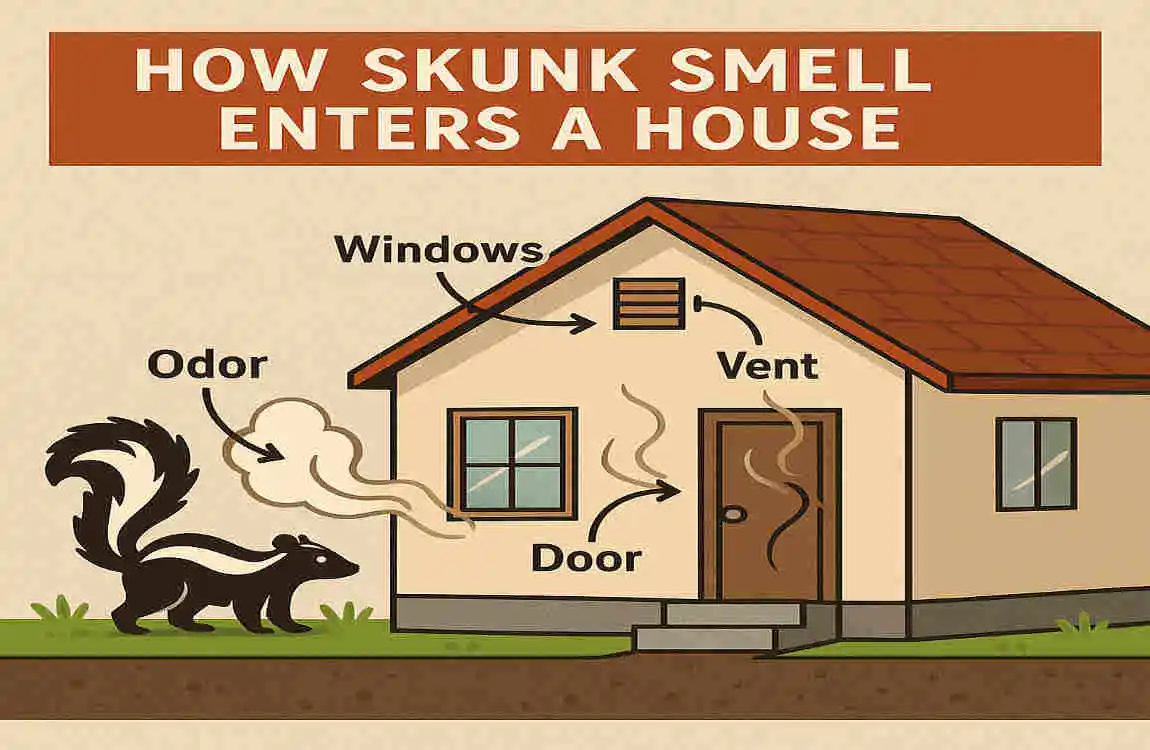 Why Skunk Smell in Your House?