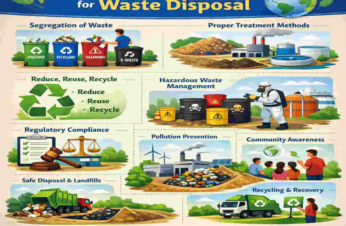 dispose of waste