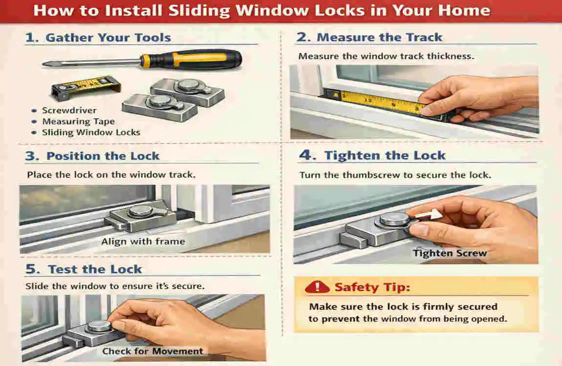 How to Install Sliding Window Locks in Your Home?