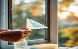 How do you remove stickers from house windows?
