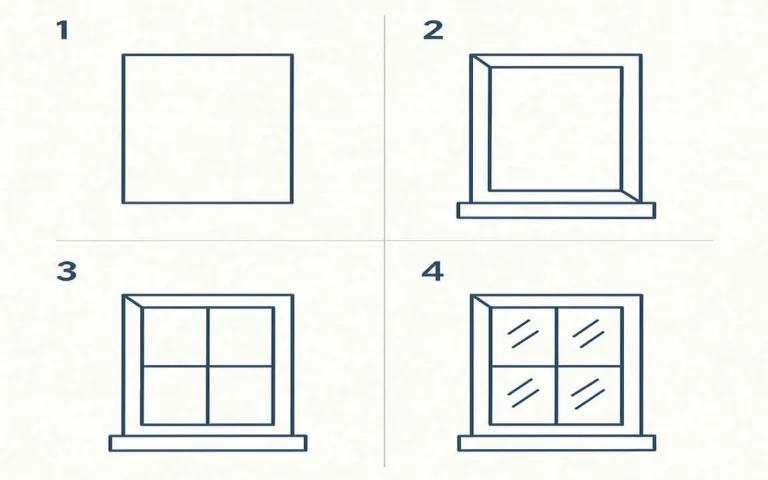 Draw a House Window Fast: Simple Steps for Beginners