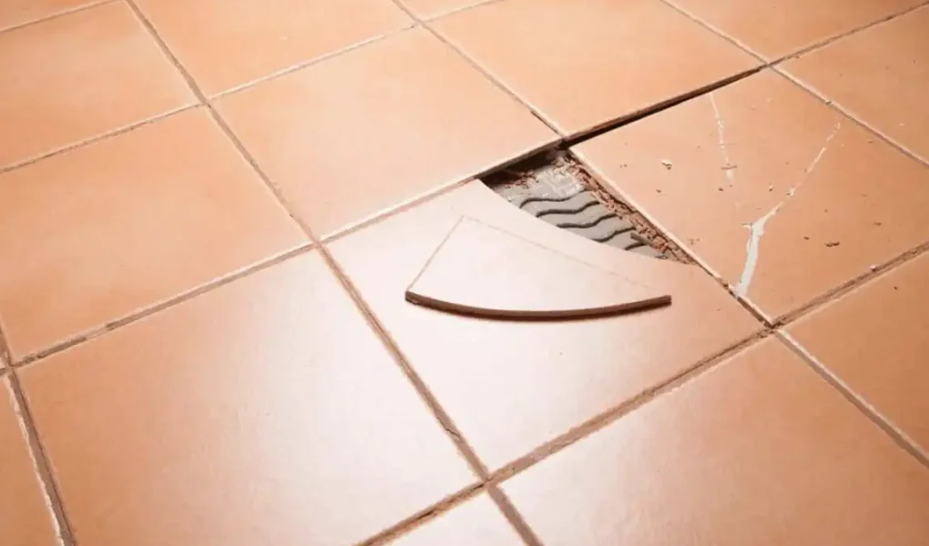 How to fix damaged floor tiles