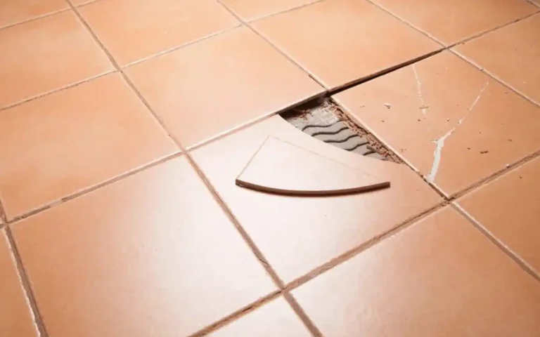 How to fix damaged floor tiles