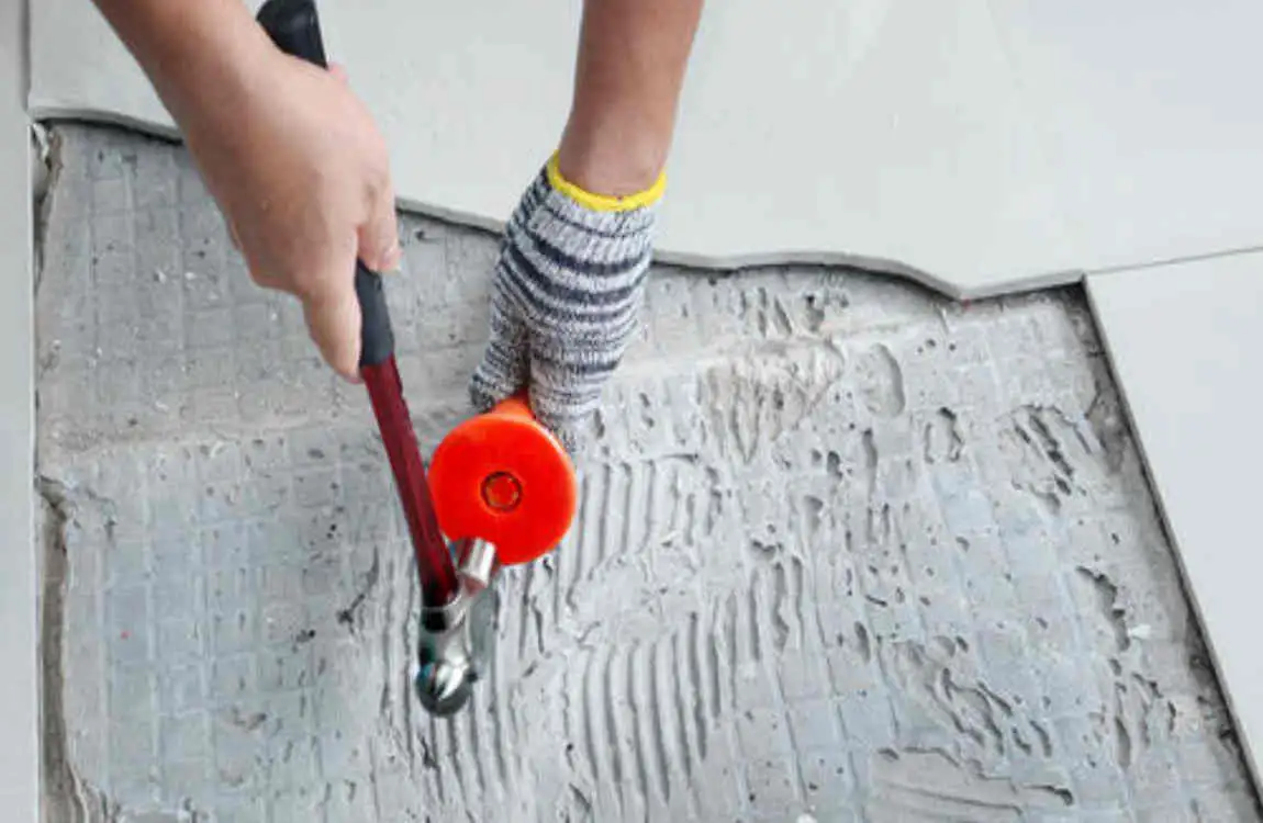 How to fix damaged floor tiles