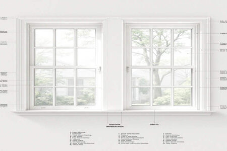 How do you draw a window for a house?